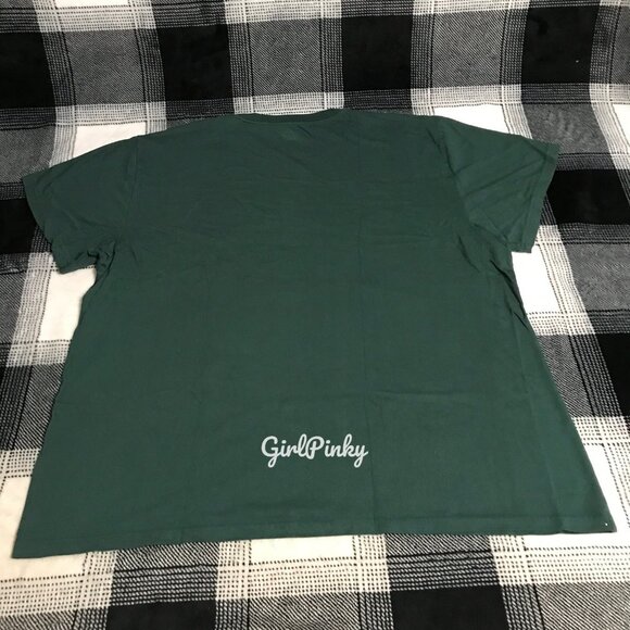 vs PINK campus tee SHIRT SLEEVE IN CORE DEEP FOREST LIMITED EDITION SIZES XS-XXL - Picture 6 of 6